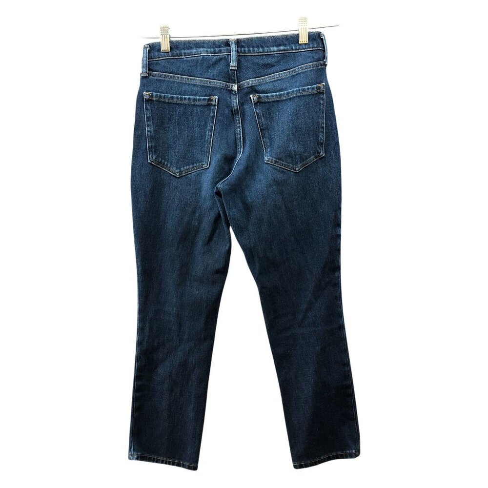 Banana Republic The Slim Jean Womens 27 Short 27P (4P) Washwell Blue Dark‎ Wash - Picture 2 of 10